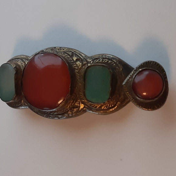 Vintage Cabochon Buckle Gemstones - Picture 8 of 8